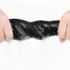 Bandeau Oreille Homme noir, texture élastique et moelleuse, idéal pour les conditions froides.